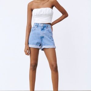 Zara Mom Fit Shorts